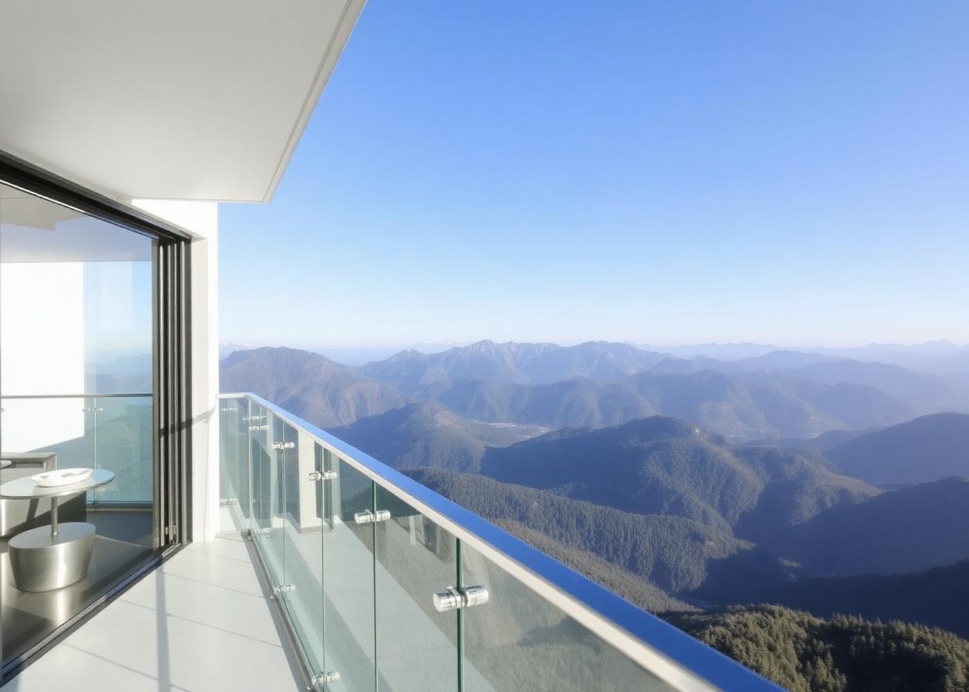 Balustrady szklane